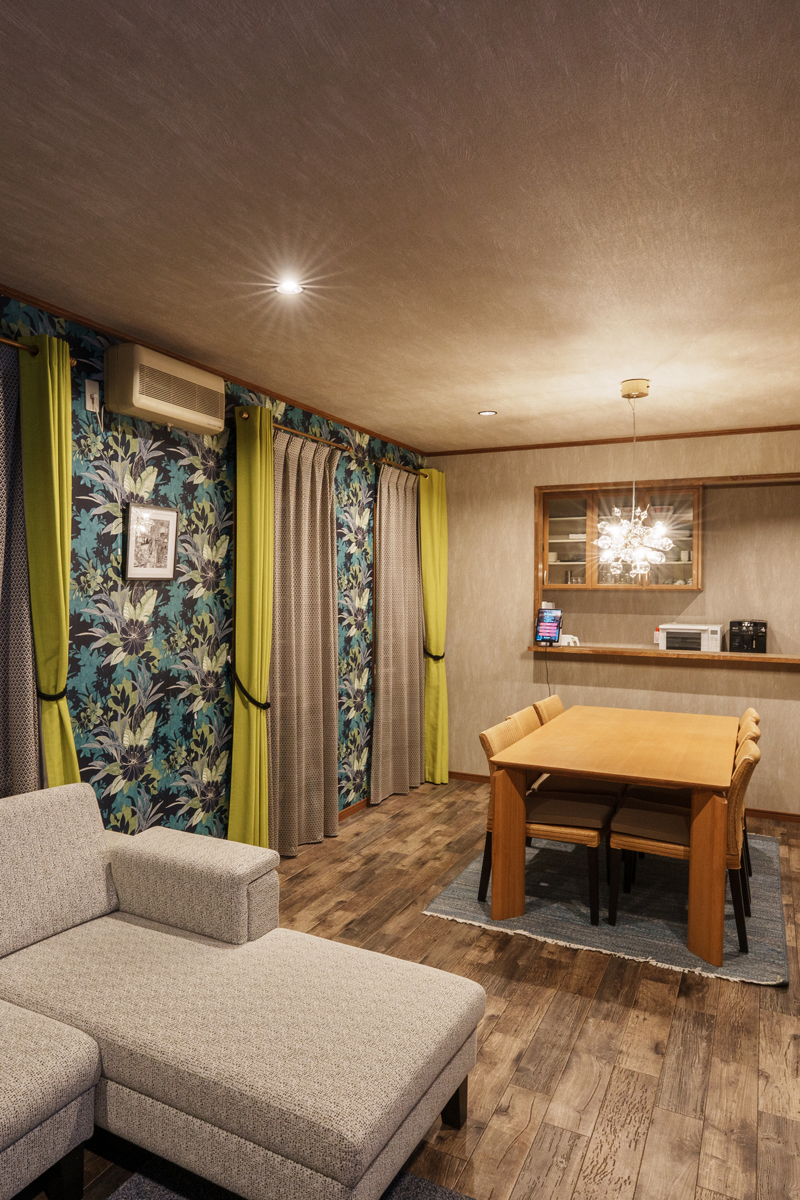 Shared living space at Crea