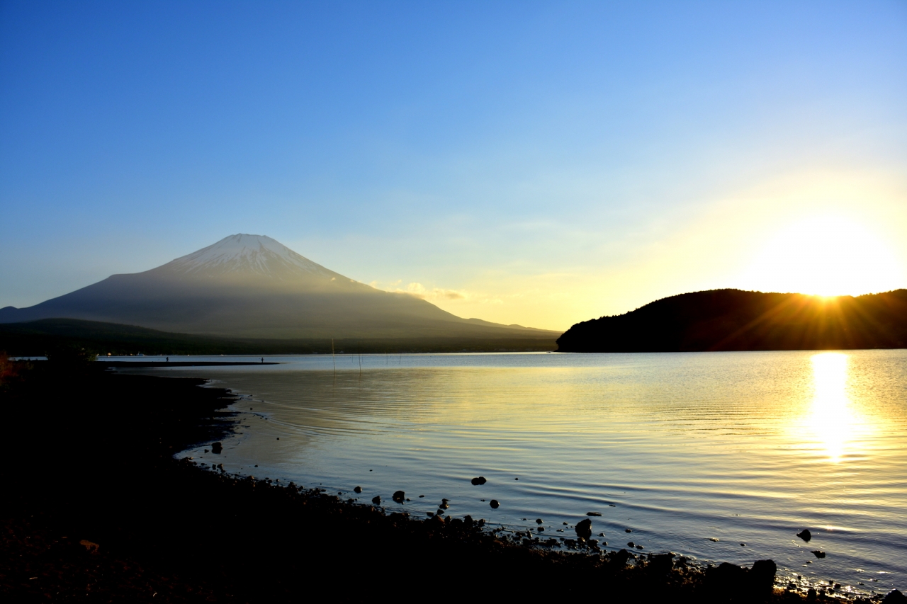 山中湖の風景