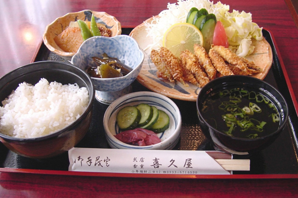Wakasagi set meal